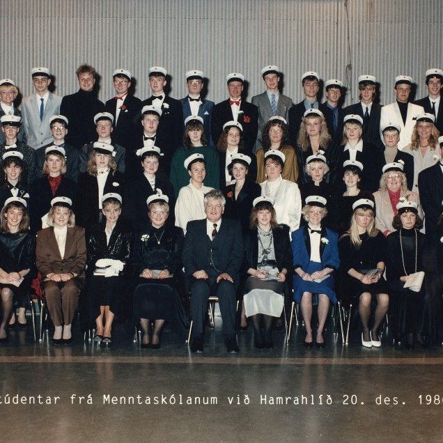 Útskrift 20. des. 1986