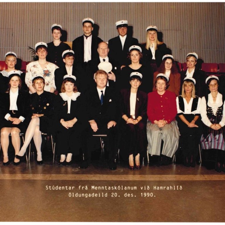 Útskrift 20. des. 1990 - öldungadeild