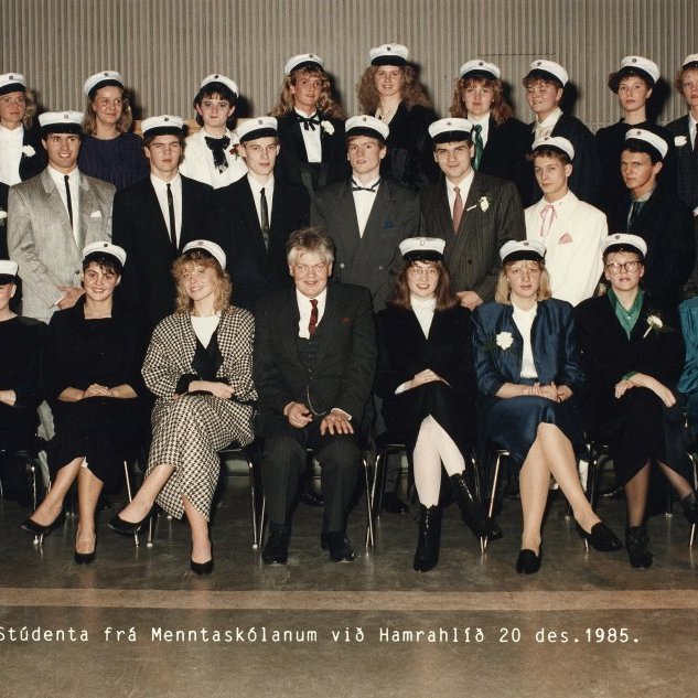 Útskrift 20. des. 1985