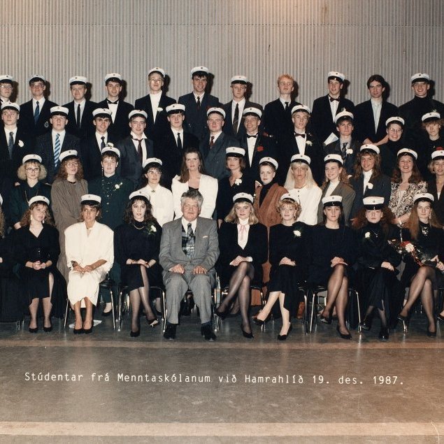 Útskrift 19. des. 1987