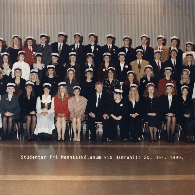 Útskrift 20. des. 1990