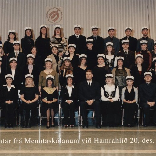 Útskrift 20. des. 2001