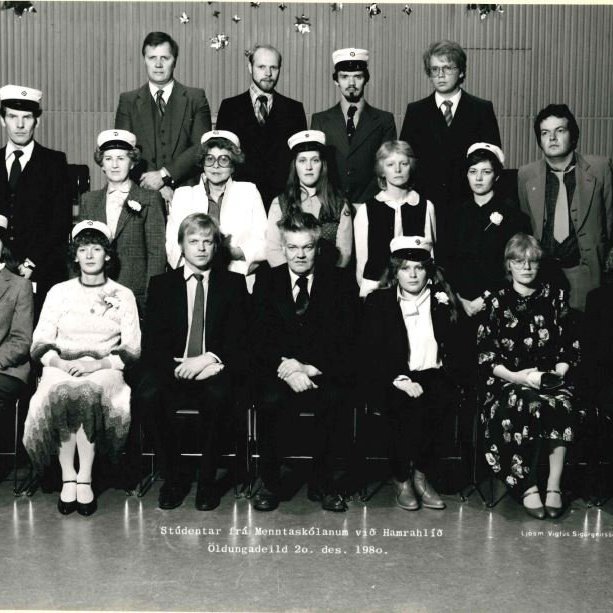 Útskrift 20. des. 1980, öldungadeild