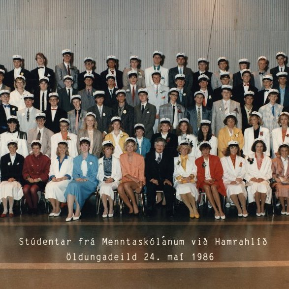 Útskrift 24. maí 1986, öldungadeild