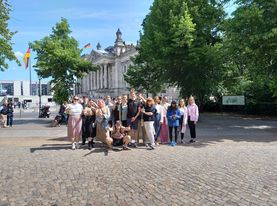 Mynd frá nemendaferð til Berlínar