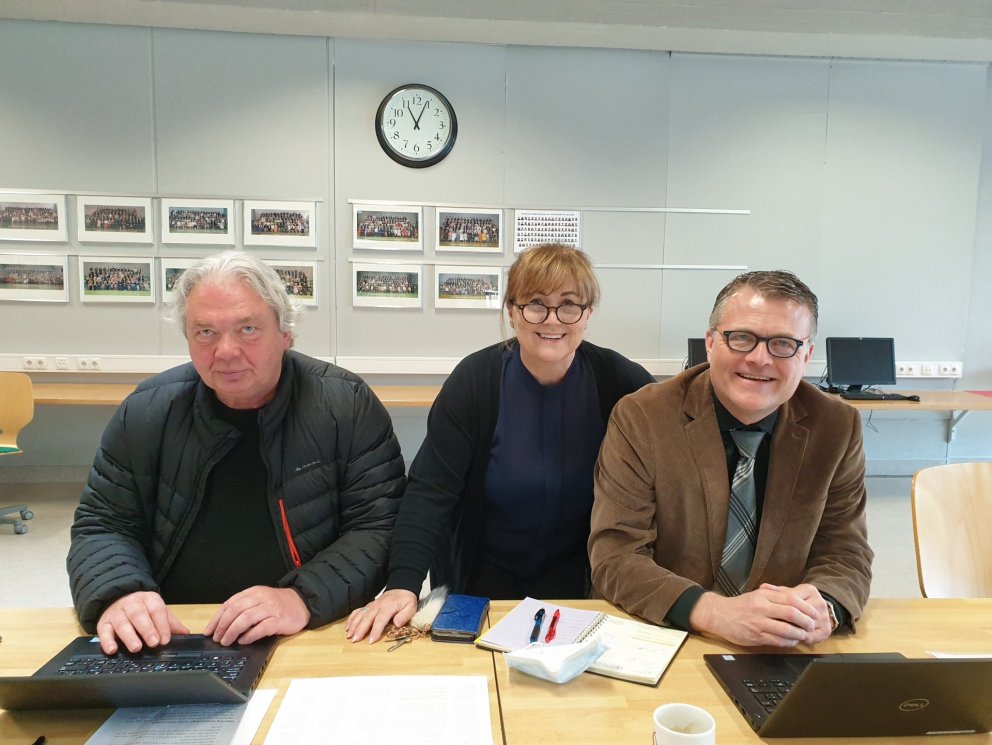 Þorsteinn, Rúna og Stefán glöð með daginn