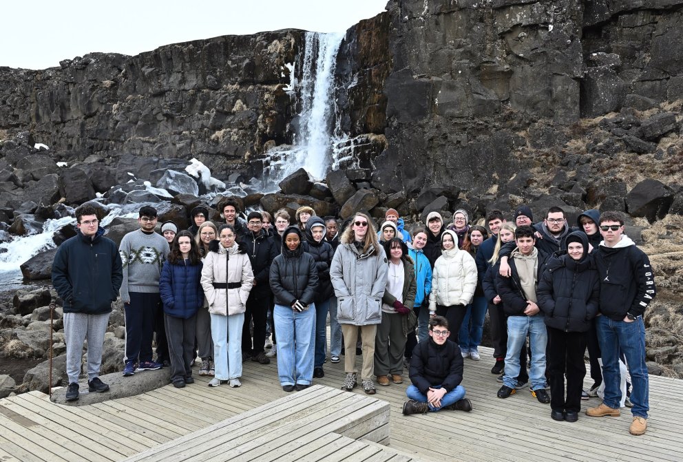 IB-nemendur á Þingvöllum