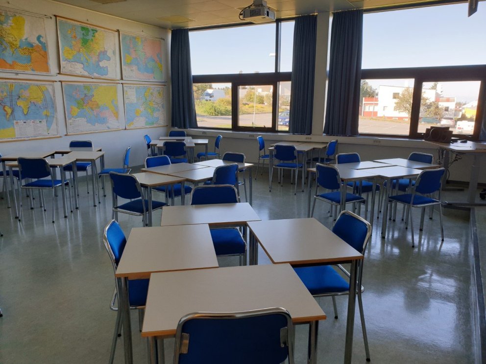 Því miður verða tómlegar stofur í MH á morgun og föstudag