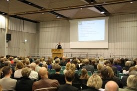 Áshildur Arnarsdóttir flytur ávarp