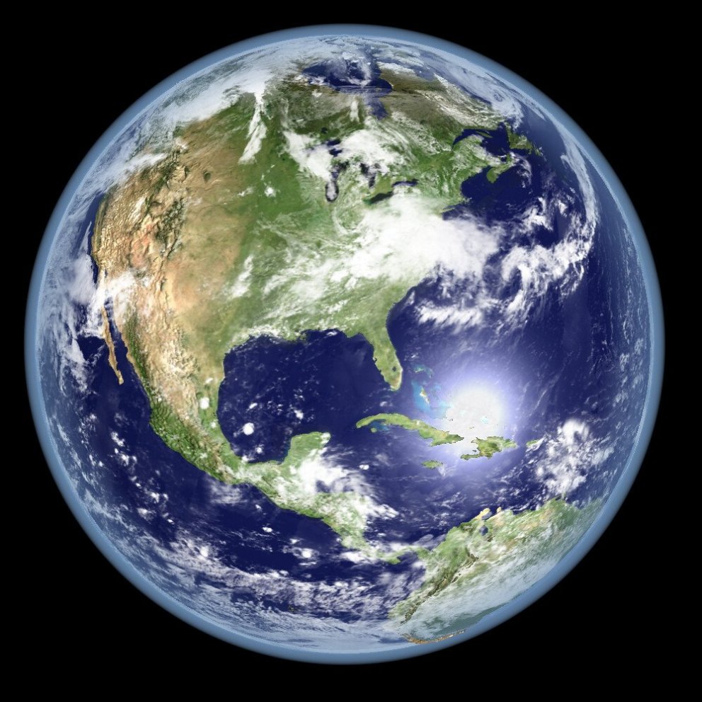 Jörðin. Titill myndar: 