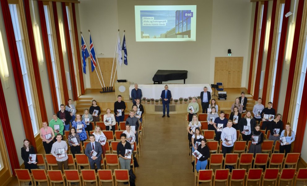 Mynd tekin af Kristni Ingvarssyni af heimasíðu HÍ