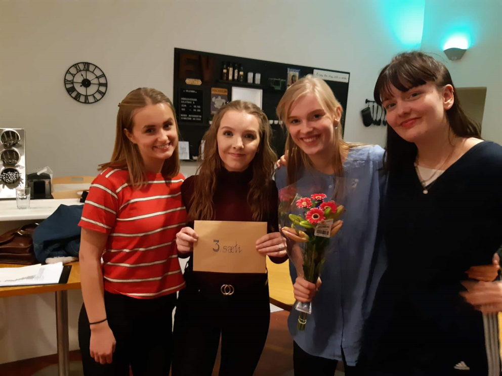 María Kristín Árnadóttir, Diljá Nanna Guðmundsdóttir, Hólmfríður Hafliðadóttir og Inga Steinunn Henn…