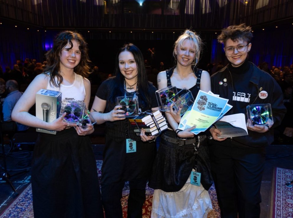 Myndin er fengin af síðu Músíktilrauna af hljómsveitinni Geðbrigði sem hreppti fyrsta sætið.