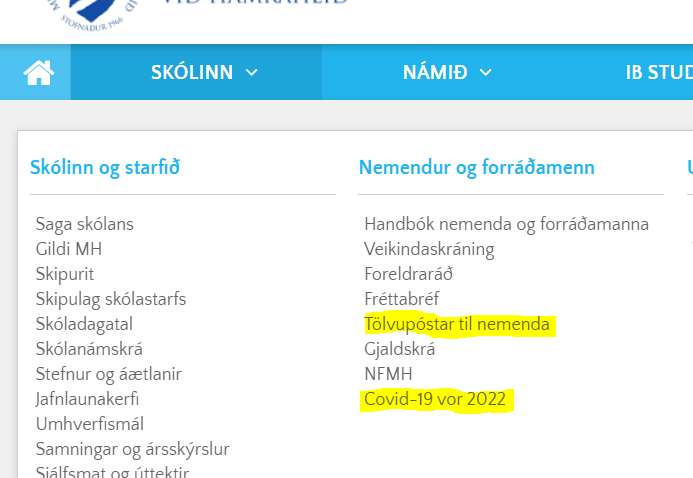 Gleðilega vorönn 2022