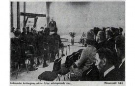 Fyrsta skólasetningin 24. september 1966.