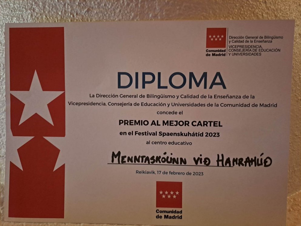 Frábær árangur á Spænskuhátíð 2023