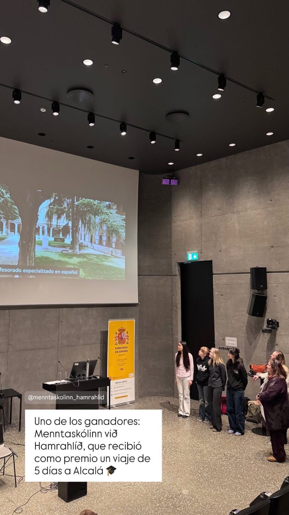 Nemendur MH komu, sáu og sigruðu á spænskuhátíð