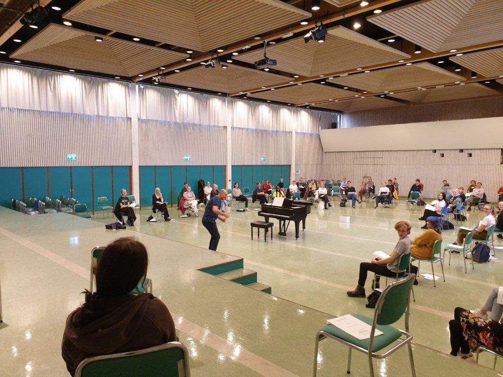 Fyrsta kóræfing vetrarins