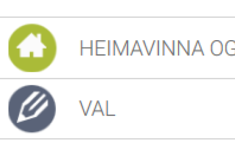 Staðfestingardagur / Course selection day