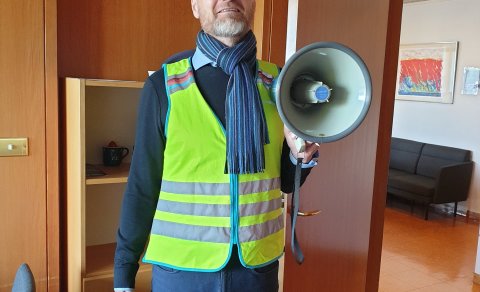 Rektor viðbúinn að takast á við sitt hlutverk í æfingunni