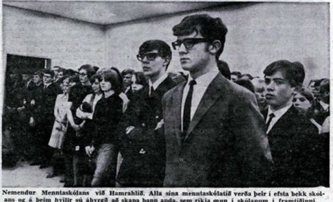 Myndin ásamt frétt birtist í Morgunblaðinu 25. september 1966.