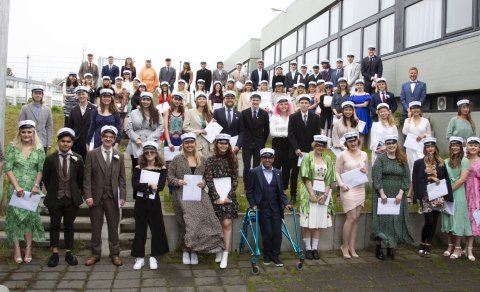 Fyrri hópur í brautskráningu 29. maí 2020