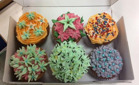 Meistaralega gerðar bollakökur