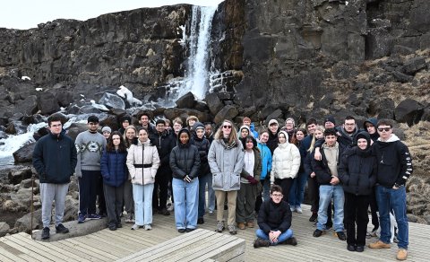 IB-nemendur á Þingvöllum