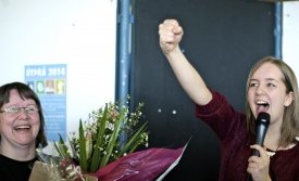 Ellý og Karen Björk