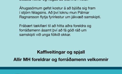 Aðalfundur foreldrafélags MH