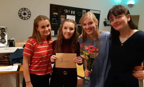 María Kristín Árnadóttir, Diljá Nanna Guðmundsdóttir, Hólmfríður Hafliðadóttir og Inga Steinunn Henn…