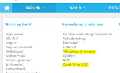 Gleðilega vorönn 2022