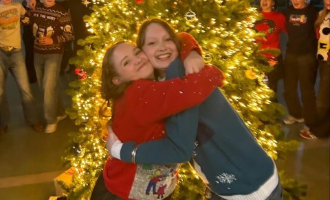 Sinéad Eyja Mara og Guðrún Lilja Ólafsdóttir skiptust á hlutverkum á Miklagarði í dag