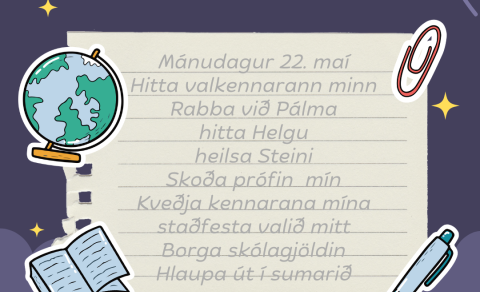 Birting einkunna og staðfestingardagur