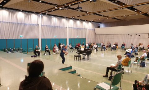 Fyrsta kóræfing vetrarins