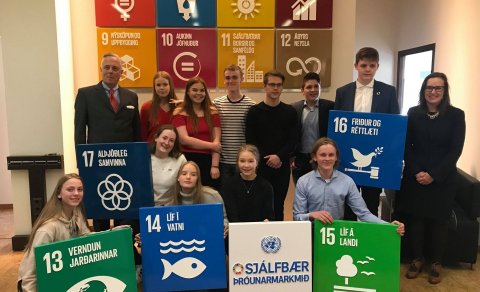 Heimsmarkmiðin og fundur ungmennaráðsins