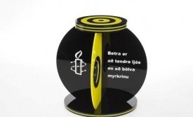 Farandgripur eftir Steingrím Eyfjörð í vörslu nemenda MH